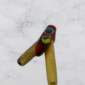 Pipa para Rapé / Kuripe  P7 palo santo