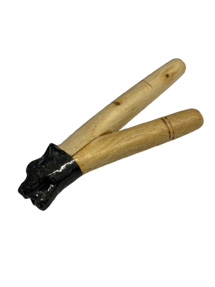 Kuripe para rapé madera palo santo piedra serperntina mod tigre k85