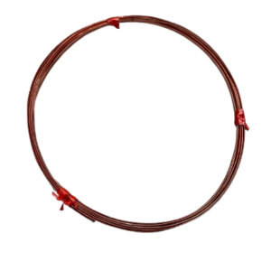 Cobre media caña 5x2mm cinta naranja recocida